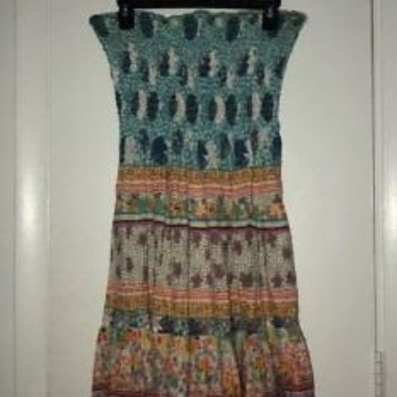 Pink Apple, Floral blu/pnk/yelw Dress - Picture 3 of 3